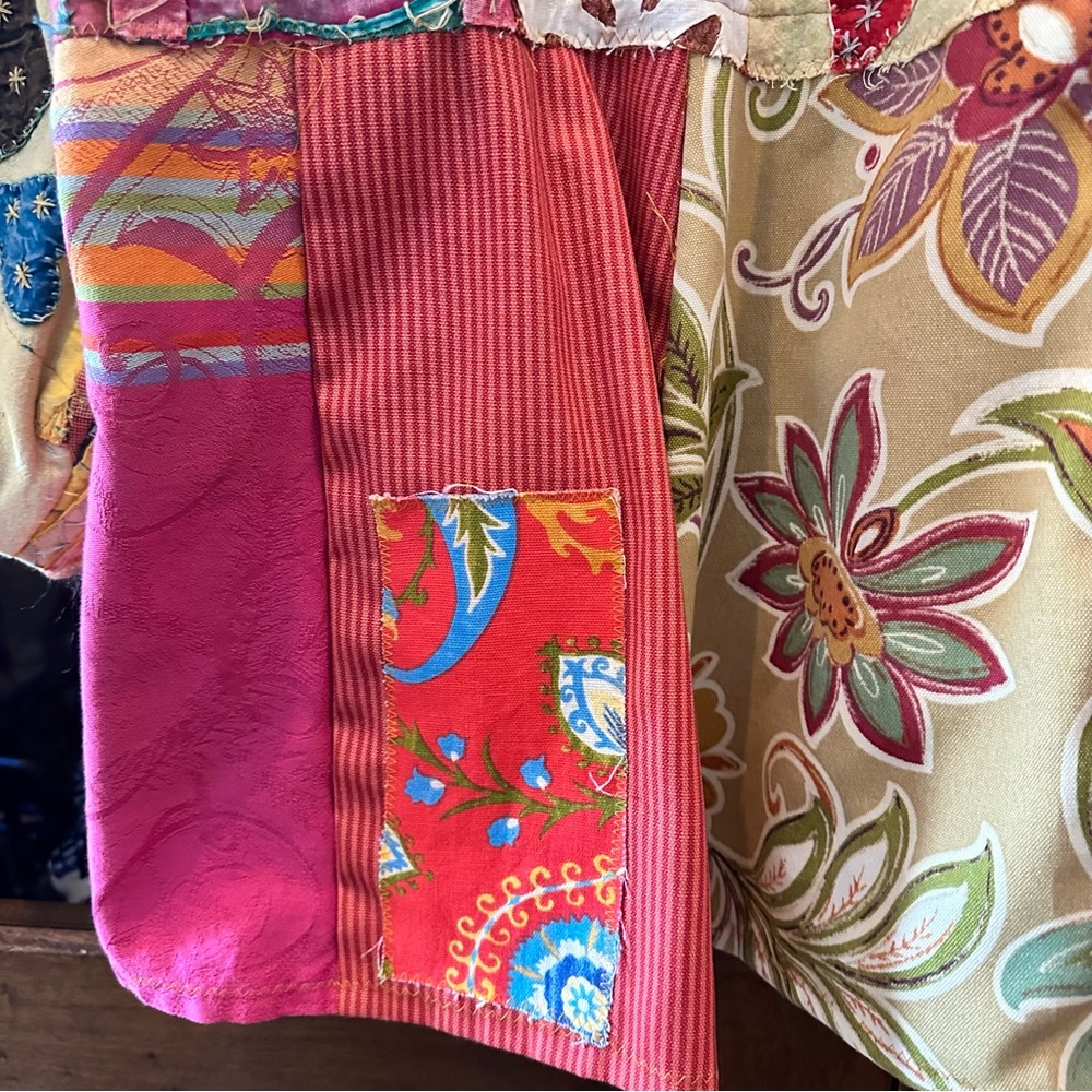 Breakfast With Matisse Colorful Patchwork Jacket NWOT - Picture 11 of 14